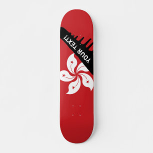 Skateboard Bandera de Hong Kong