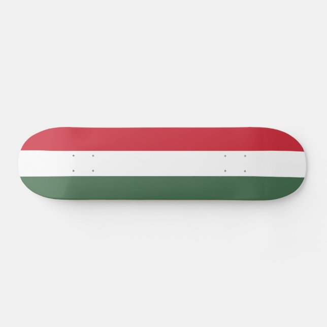 Skateboard Bandera de Hungría (Horz)