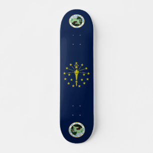 Skateboard Bandera de Indiana