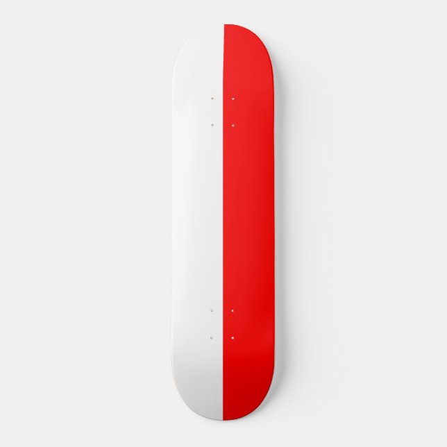 Skateboard Bandera de Indonesia (Indonesia) (Anverso)