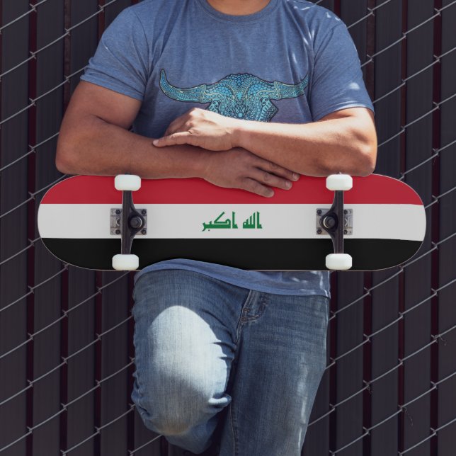 Skateboard Bandera de Iraq (Exterior 3)