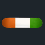 Skateboard Bandera de Irlanda<br><div class="desc">Bandera de Irlanda. Gran bandera de Irlanda de la calidad. Tenemos otros productos del regalo de Irlanda,  camisetas de Irlanda con las impresiones del frente y de la parte posterior,  las tazas de Irlanda,  las tarjetas de Irlanda y mucho más para Irlanda</div>