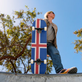 Skateboard Bandera de Islandia