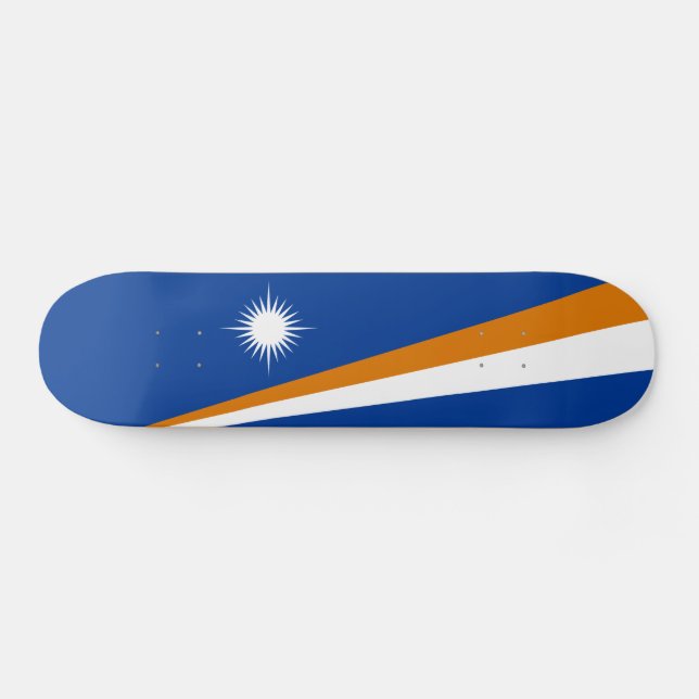 Skateboard Bandera de Islas Marshall (Horz)