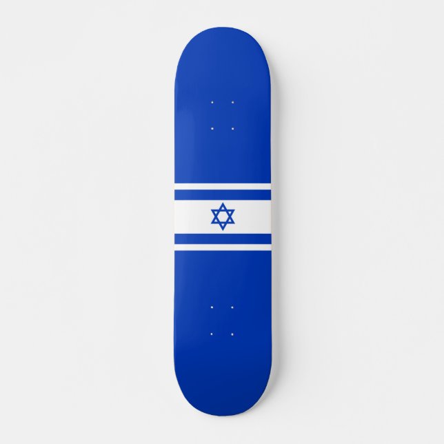 Skateboard Bandera de Israel (Anverso )