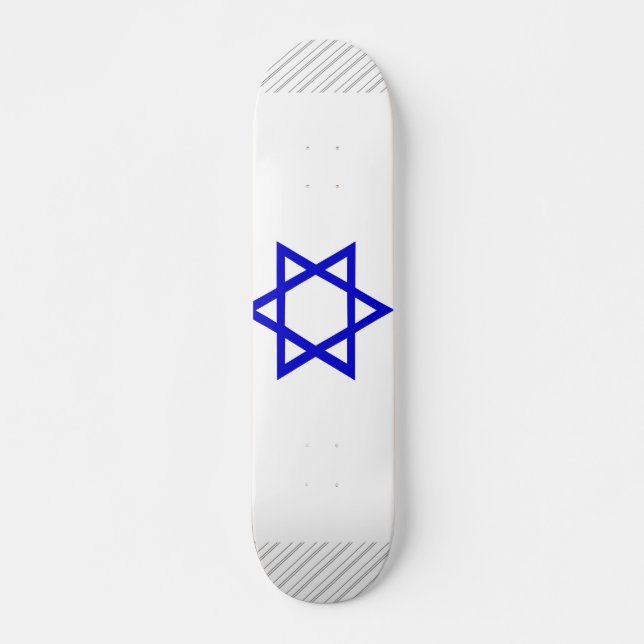 Skateboard Bandera de Israel (Anverso )