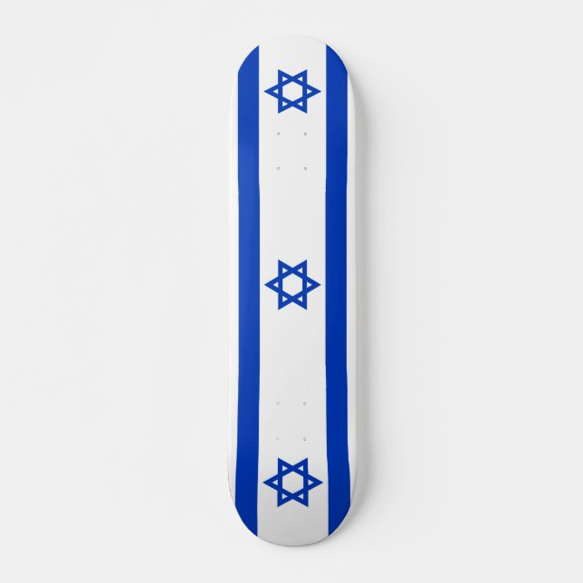 Skateboard Bandera de Israel, Israel (Anverso )