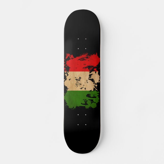 Skateboard Bandera de Italia (Anverso)