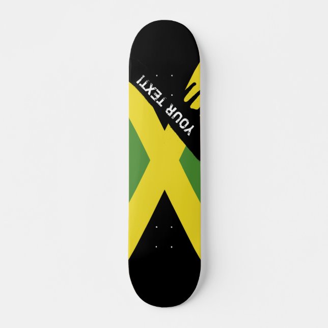 Skateboard Bandera de Jamaica (Anverso )