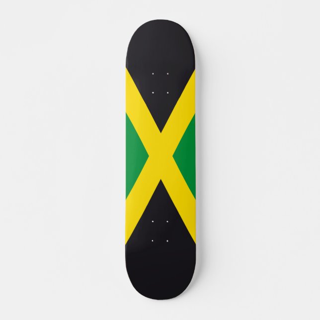 Skateboard Bandera de Jamaica (Anverso )