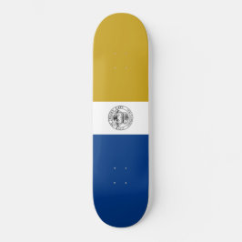 Skateboard Bandera de Jersey City (Nueva Jersey)