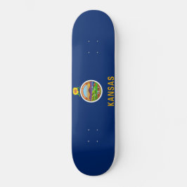 Skateboard Bandera de Kansas