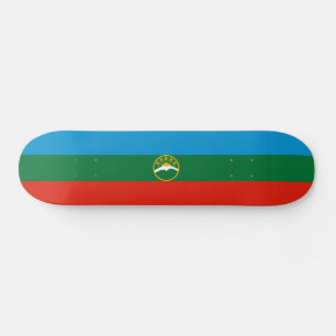 Skateboard Bandera de Karachay Cherkessia