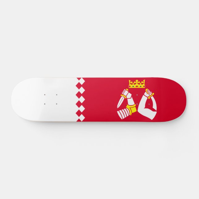 Skateboard Bandera de Karelia del Norte (Horz)