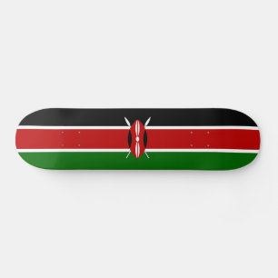 Skateboard Bandera de Kenia
