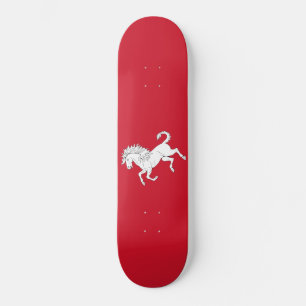Skateboard Bandera de Kent (caballo blanco) (condado de Ingla