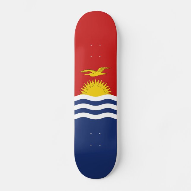 Skateboard Bandera de Kiribati (Anverso)