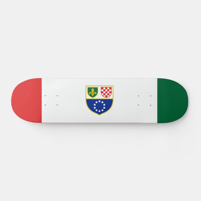 Skateboard Bandera de la Federación de Bosnia y Herzegovina (Horz)