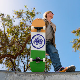 Skateboard Bandera de la India