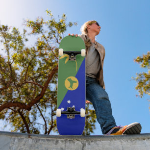Skateboard Bandera de la isla de los navidades
