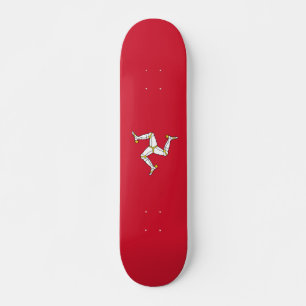 Skateboard Bandera de la Isla de Man