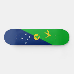 Skateboard Bandera de la Isla de Navidad