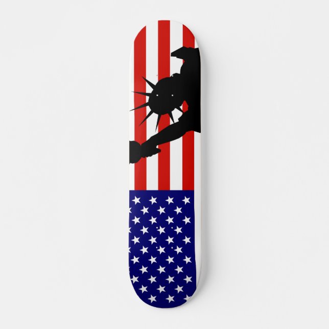 Skateboard Bandera de la libertad (Anverso )