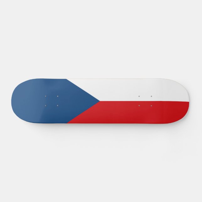 Skateboard Bandera de la República Checa (Horz)