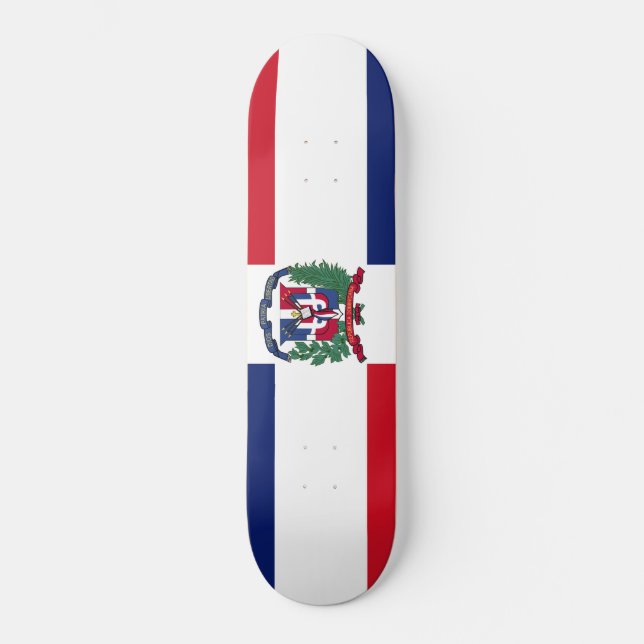 Skateboard Bandera de la República Dominicana (Anverso)