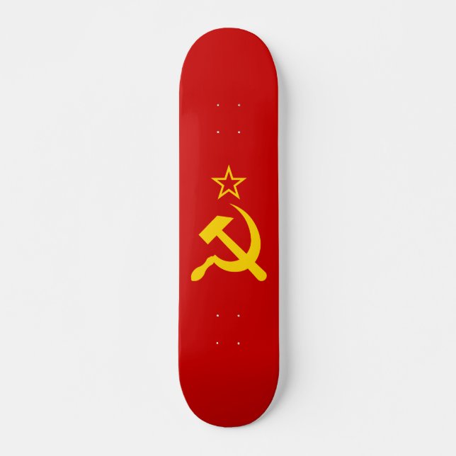 Skateboard Bandera de la URSS - Bandera de la Unión Soviética (Anverso )