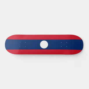 Skateboard Bandera de Laos
