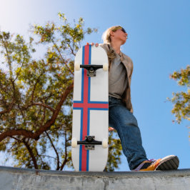 Skateboard Bandera de las Islas Feroe