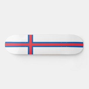 Skateboard Bandera de las Islas Feroe
