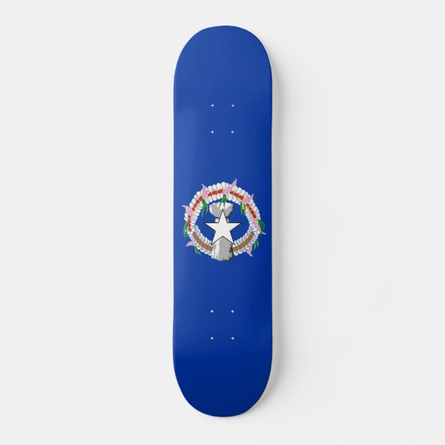 Skateboard Bandera de las Islas Marianas del Norte (Anverso)