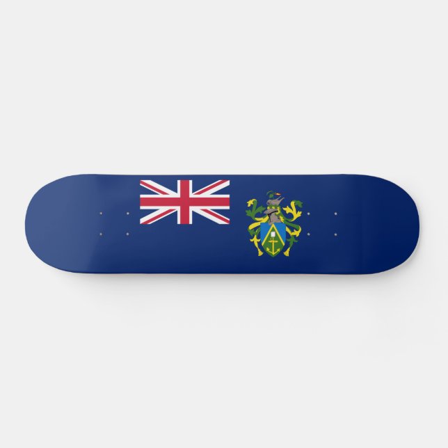 Skateboard Bandera de las Islas Pitcairn (Horz)