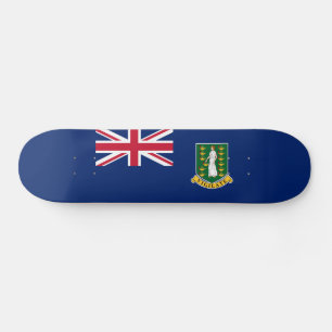 Skateboard Bandera de las Islas Vírgenes Británicas