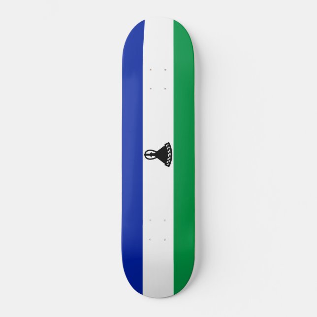 Skateboard Bandera de Lesoto (Anverso)