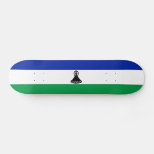 Skateboard Bandera de Lesoto