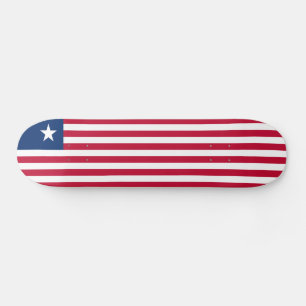 Skateboard Bandera de Liberia
