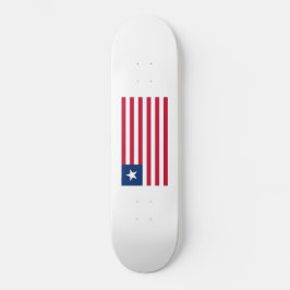 Skateboard Bandera de Liberia (Liberia)