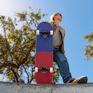 Skateboard Bandera de Liechtenstein