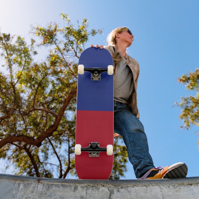 Skateboard Bandera de Liechtenstein (Exterior 1)