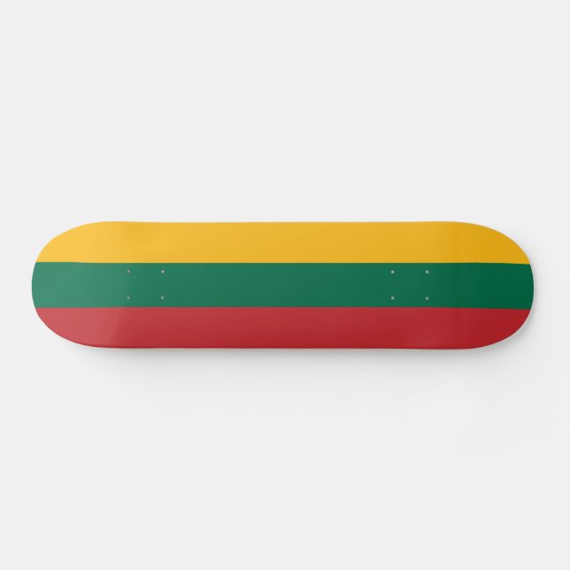 Skateboard Bandera de Lituania (Horz)