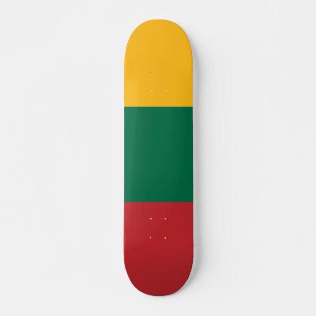 Skateboard Bandera de Lituania (Anverso )