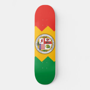 Skateboard Bandera de Los Ángeles (California, Estados Unidos