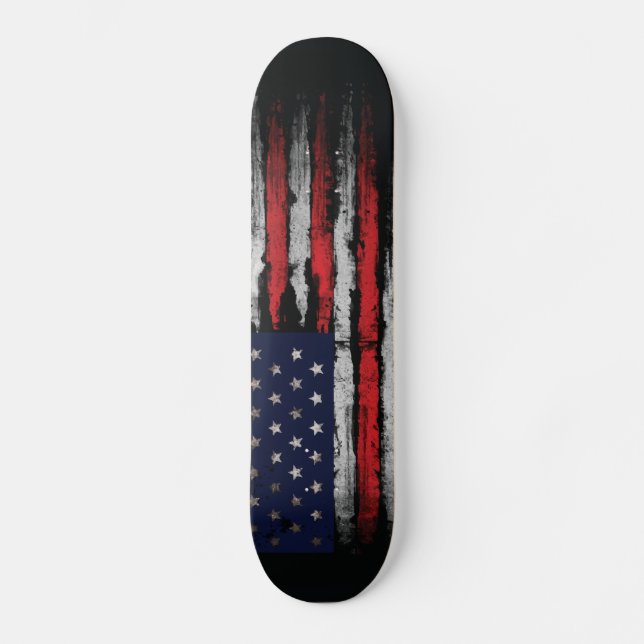 Skateboard Bandera de los Estados Unidos (Anverso)