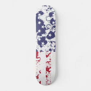 Skateboard Bandera de los Estados Unidos/Estados Unidos efect