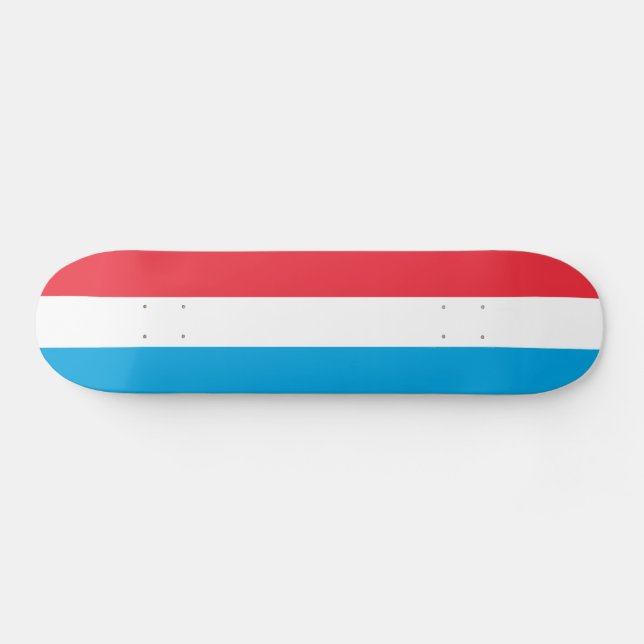 Skateboard Bandera de Luxemburgo (Horz)