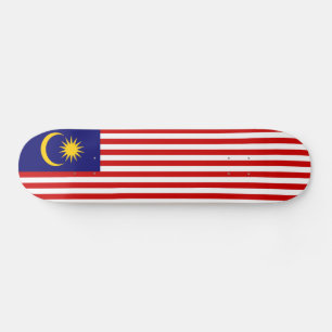 Skateboard Bandera de Malasia