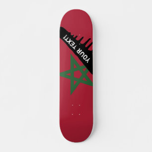 Skateboard Bandera de Marruecos
